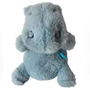 Manhattan Toy Blue Hippo Hippopotamus 7” Plush Stuffed Animal Toy 2019.